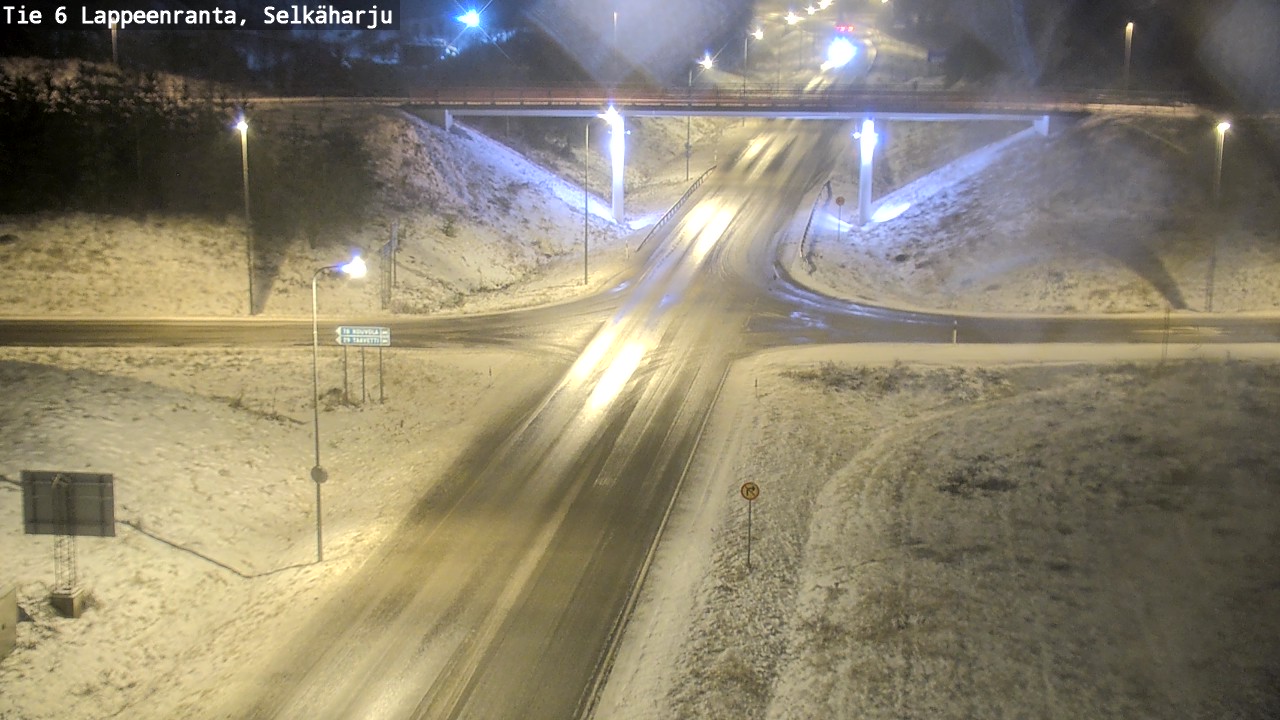 Weather Camera Image Väg 6 Villmanstrand, Selkäharju, Lappeenranta, Etelä-Karjala