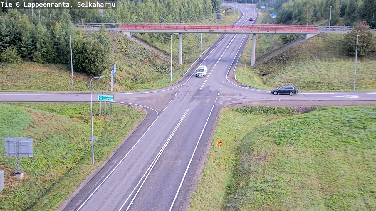 Weather Camera Image Road 6 Lappeenranta, Selkäharju, Lappeenranta, Etelä-Karjala