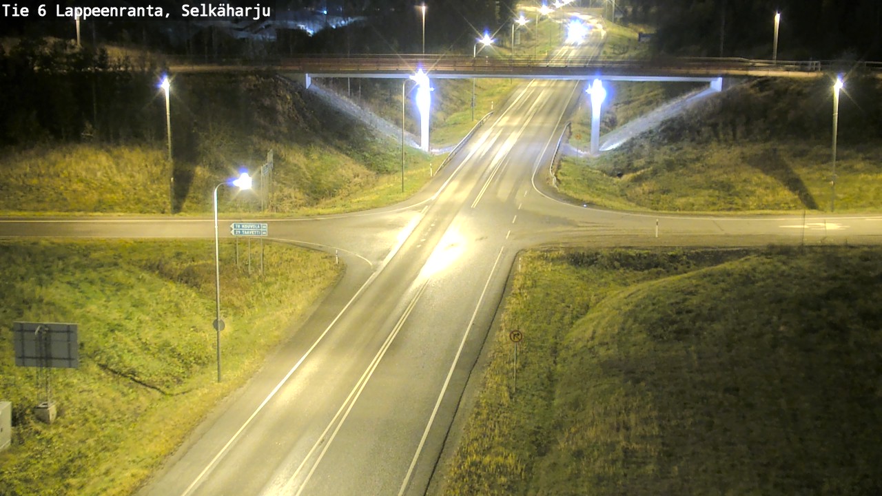 Weather Camera Image Väg 6 Villmanstrand, Selkäharju, Lappeenranta, Etelä-Karjala