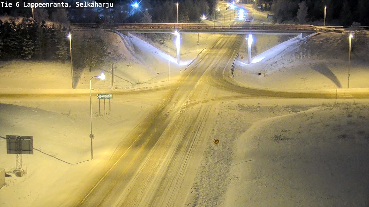 Weather Camera Image Road 6 Lappeenranta, Selkäharju, Lappeenranta, Etelä-Karjala