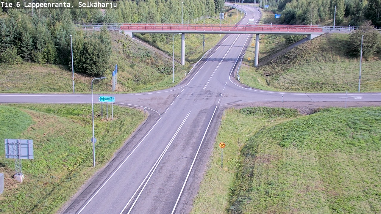 Weather Camera Image Road 6 Lappeenranta, Selkäharju, Lappeenranta, Etelä-Karjala