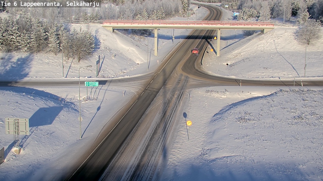 Weather Camera Image Road 6 Lappeenranta, Selkäharju, Lappeenranta, Etelä-Karjala