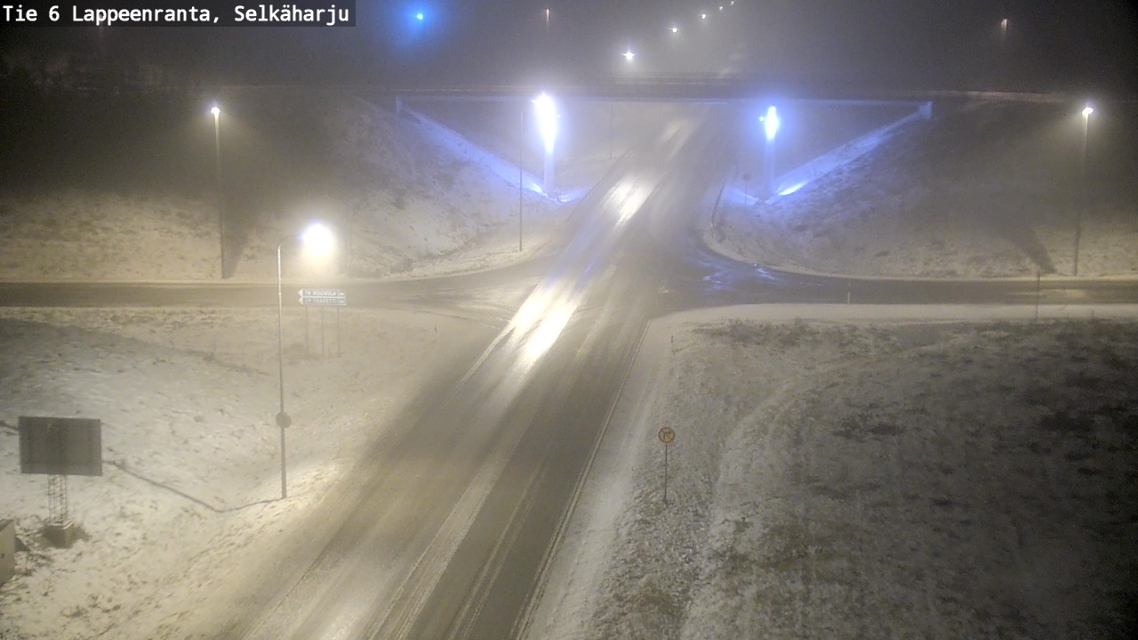 Weather Camera Image Väg 6 Villmanstrand, Selkäharju, Lappeenranta, Etelä-Karjala