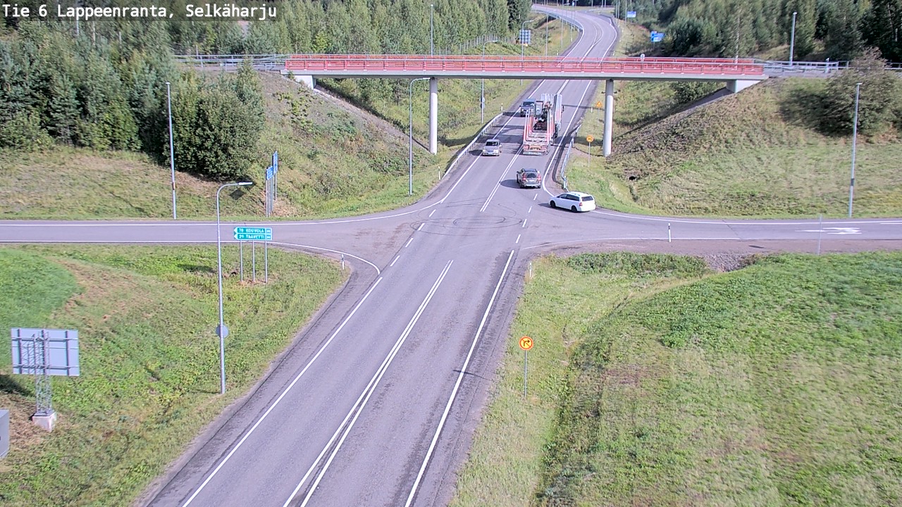 Weather Camera Image Road 6 Lappeenranta, Selkäharju, Lappeenranta, Etelä-Karjala