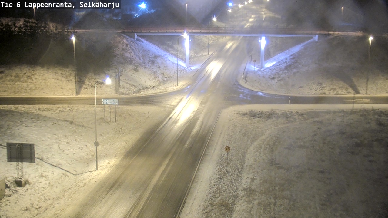 Weather Camera Image Väg 6 Villmanstrand, Selkäharju, Lappeenranta, Etelä-Karjala