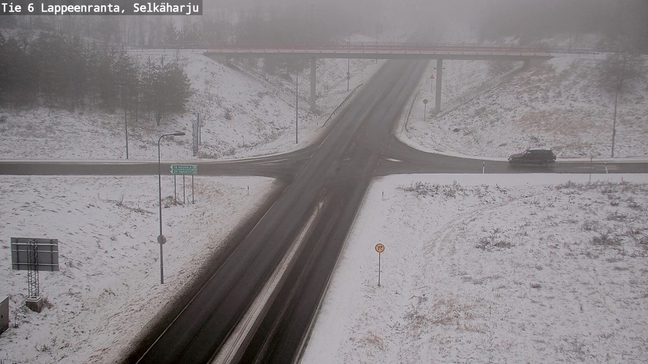 Weather Camera Image Väg 6 Villmanstrand, Selkäharju, Lappeenranta, Etelä-Karjala