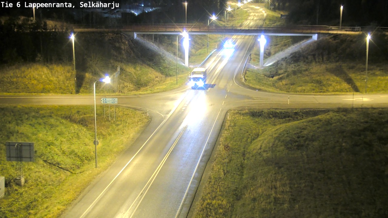 Weather Camera Image Väg 6 Villmanstrand, Selkäharju, Lappeenranta, Etelä-Karjala