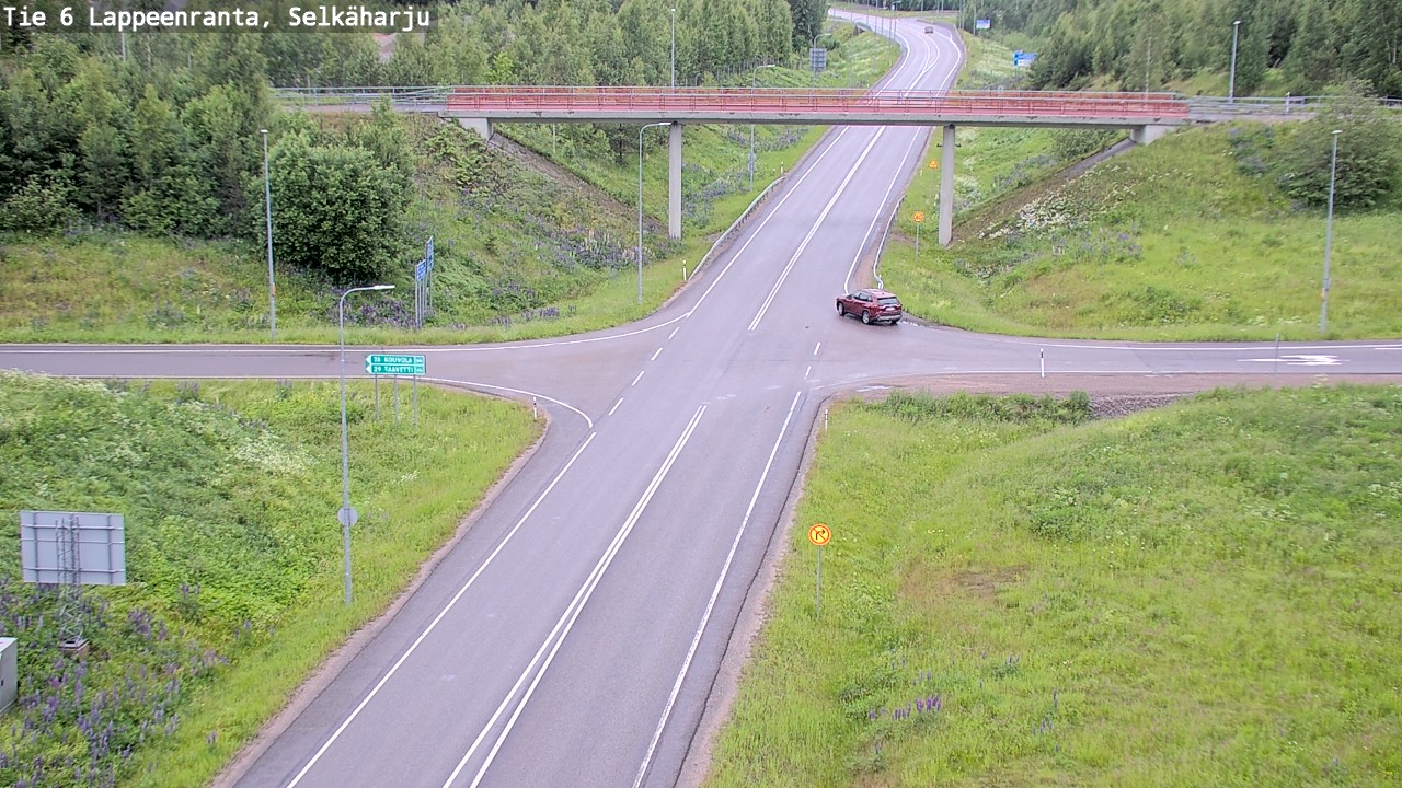 Weather Camera Image Road 6 Lappeenranta, Selkäharju, Lappeenranta, Etelä-Karjala