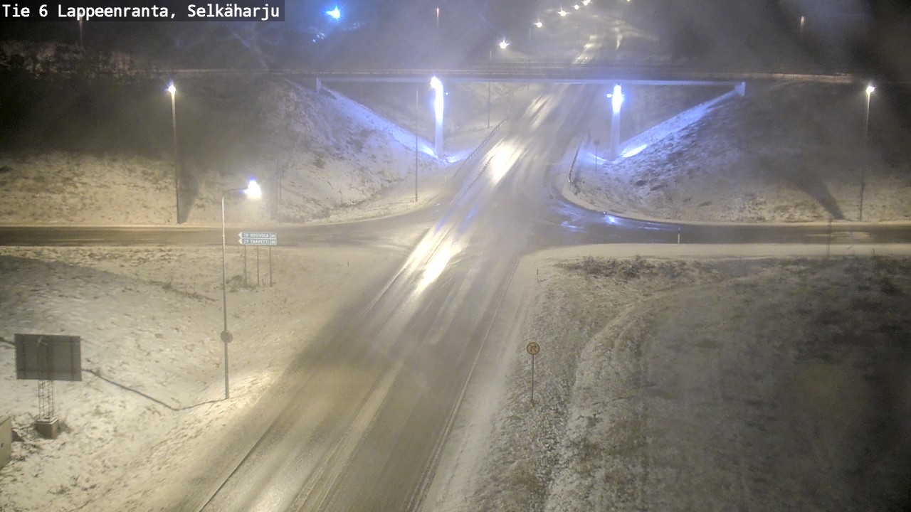 Weather Camera Image Väg 6 Villmanstrand, Selkäharju, Lappeenranta, Etelä-Karjala