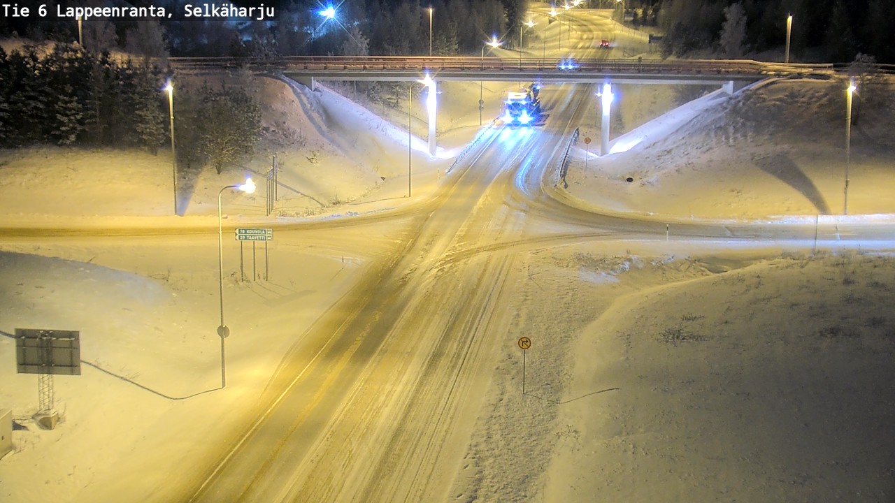 Weather Camera Image Road 6 Lappeenranta, Selkäharju, Lappeenranta, Etelä-Karjala