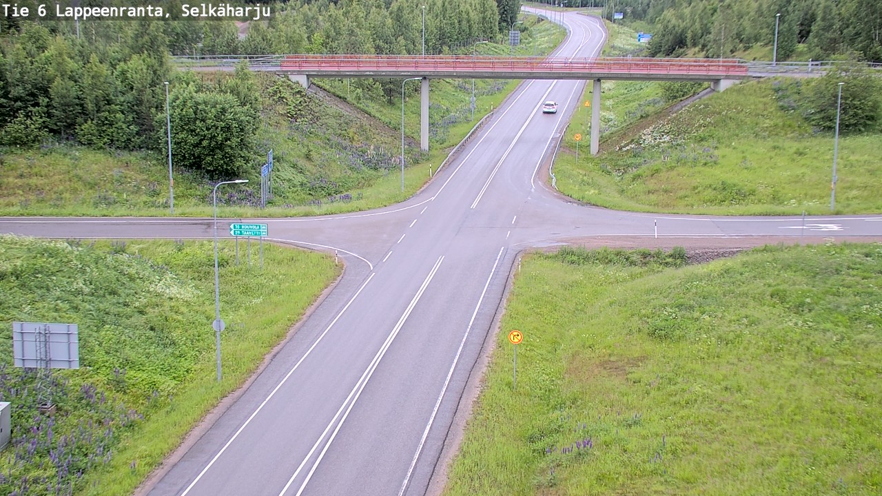 Weather Camera Image Road 6 Lappeenranta, Selkäharju, Lappeenranta, Etelä-Karjala