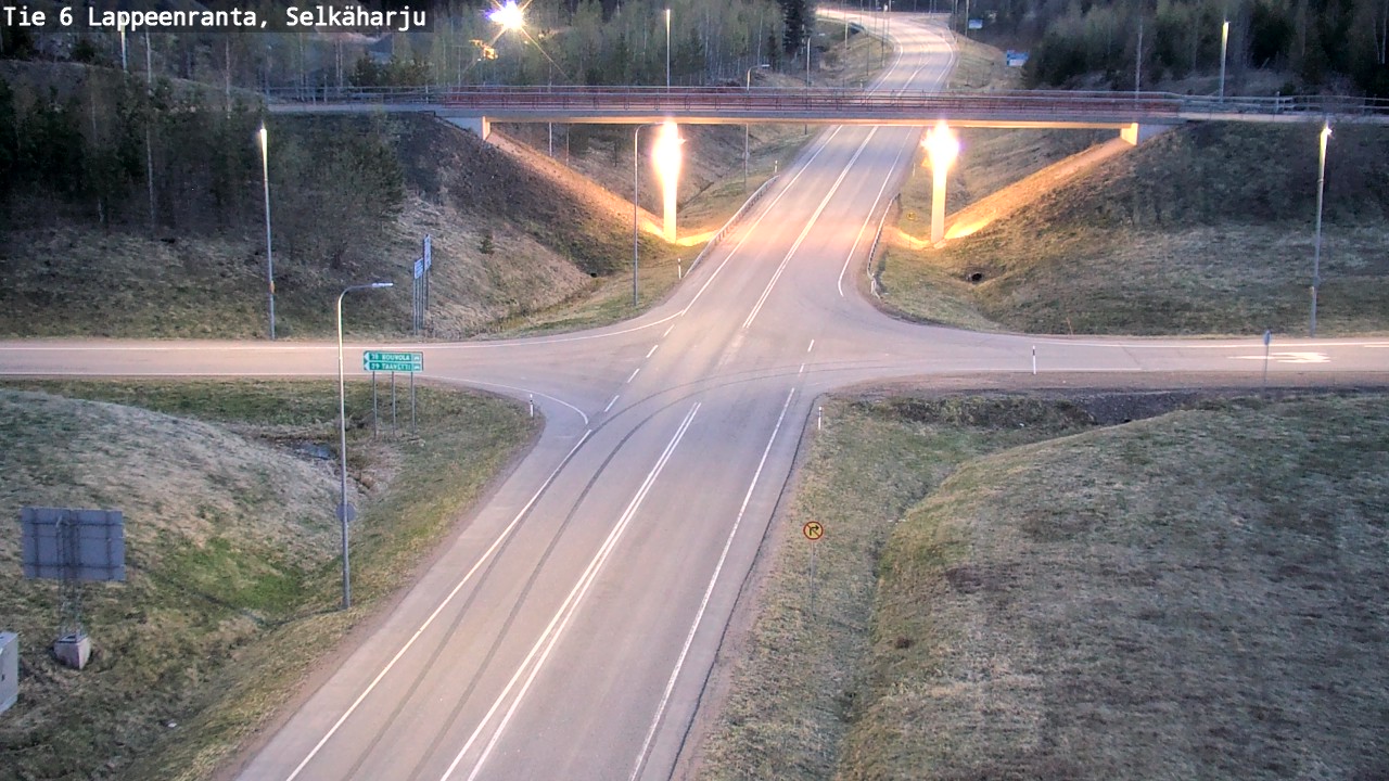 Weather Camera Image Road 6 Lappeenranta, Selkäharju, Lappeenranta, Etelä-Karjala