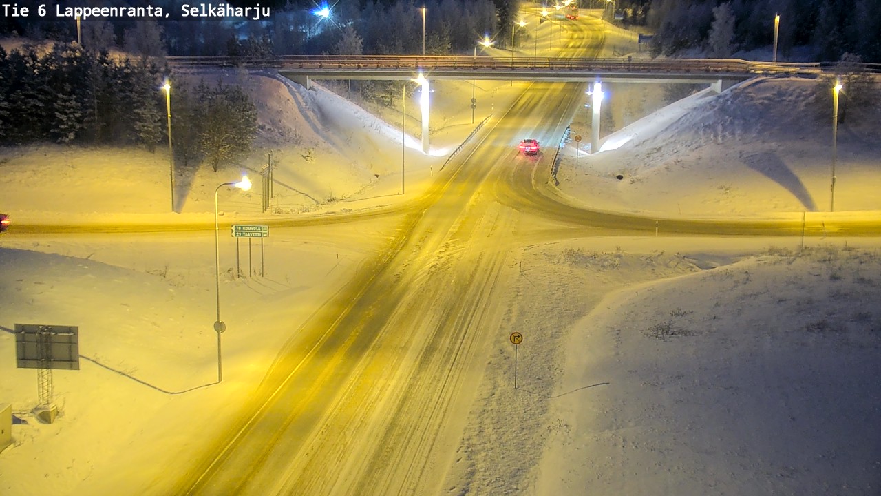 Weather Camera Image Road 6 Lappeenranta, Selkäharju, Lappeenranta, Etelä-Karjala