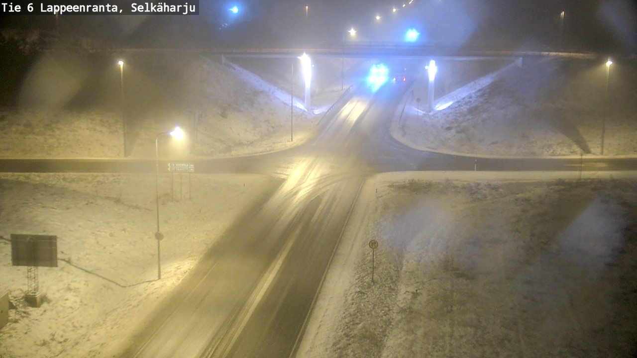 Weather Camera Image Väg 6 Villmanstrand, Selkäharju, Lappeenranta, Etelä-Karjala