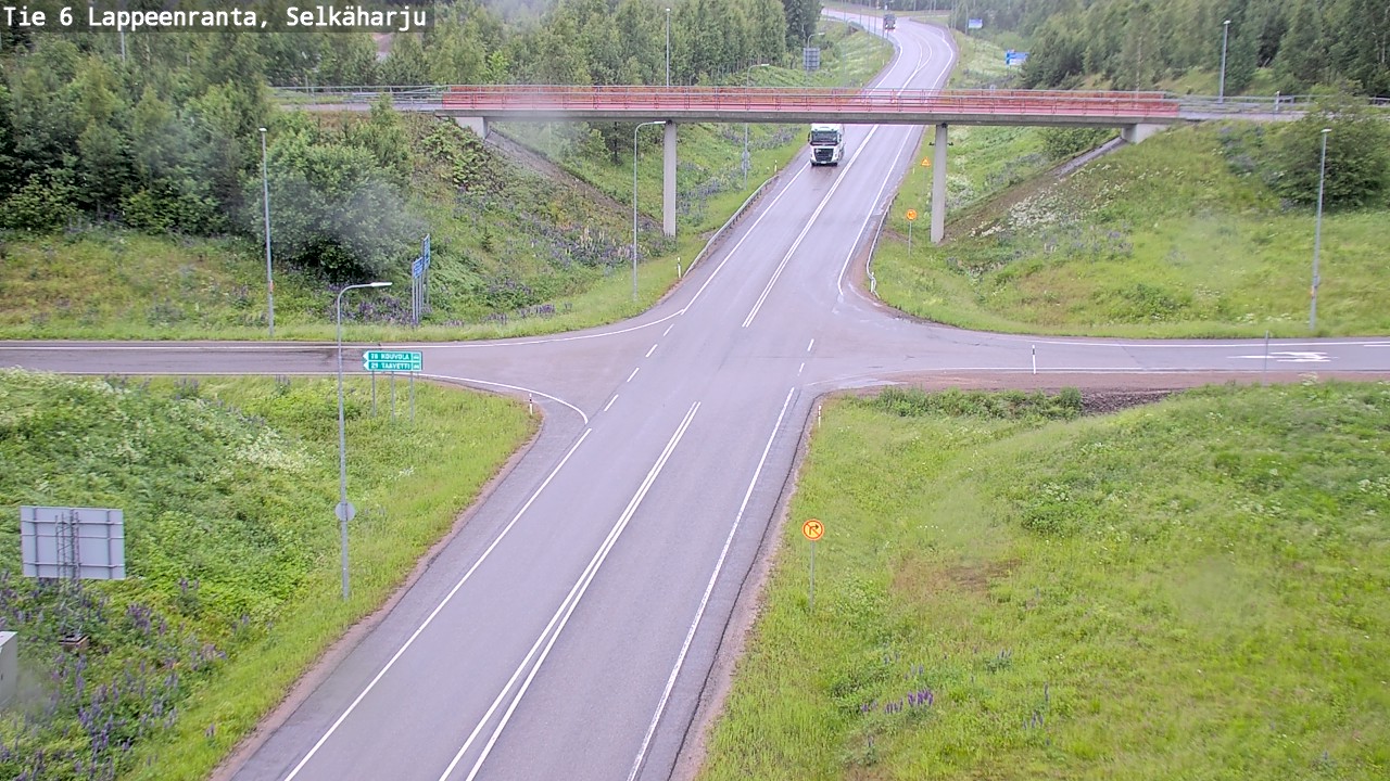 Weather Camera Image Road 6 Lappeenranta, Selkäharju, Lappeenranta, Etelä-Karjala