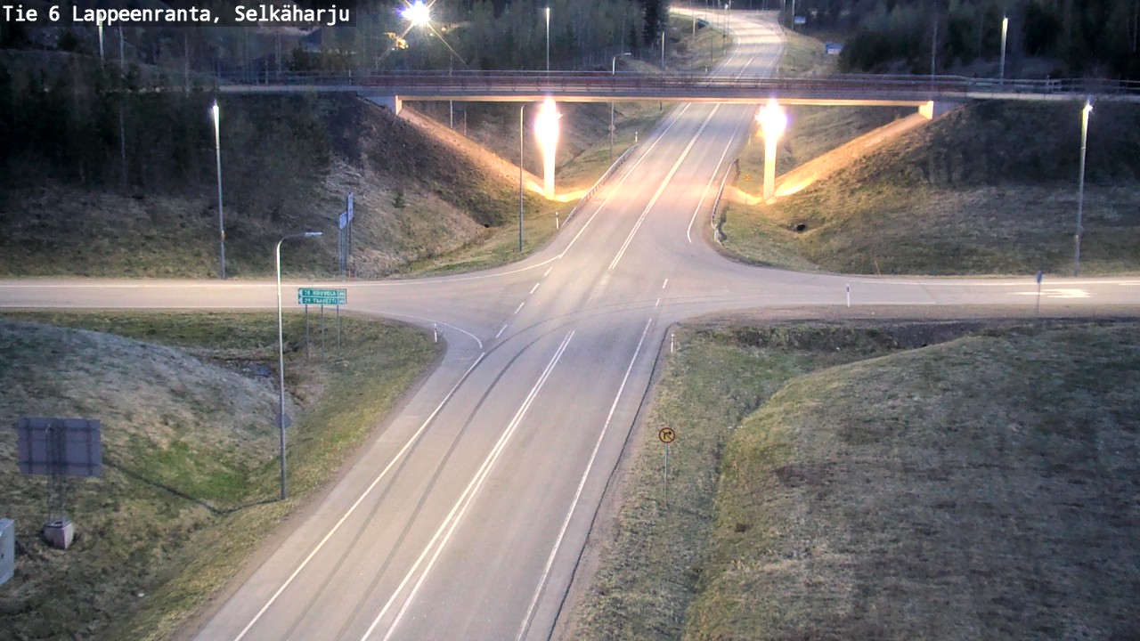 Weather Camera Image Road 6 Lappeenranta, Selkäharju, Lappeenranta, Etelä-Karjala