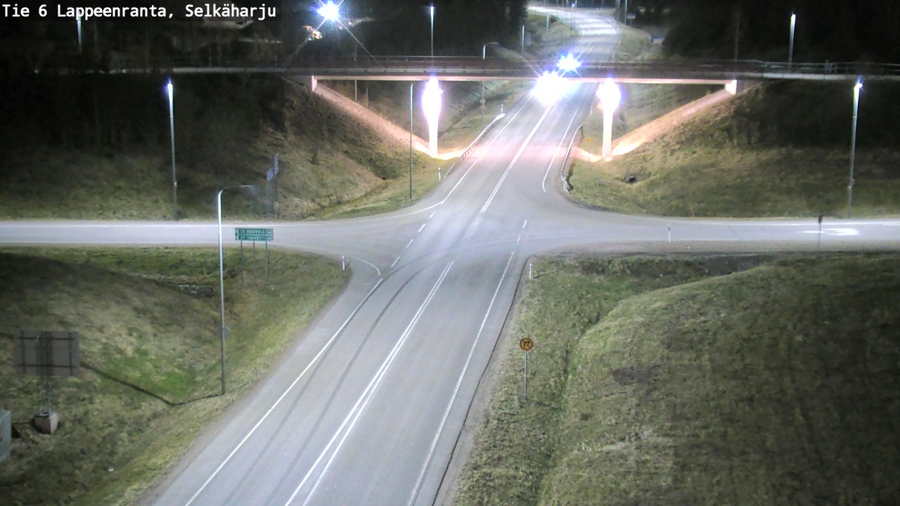 Weather Camera Image Road 6 Lappeenranta, Selkäharju, Lappeenranta, Etelä-Karjala