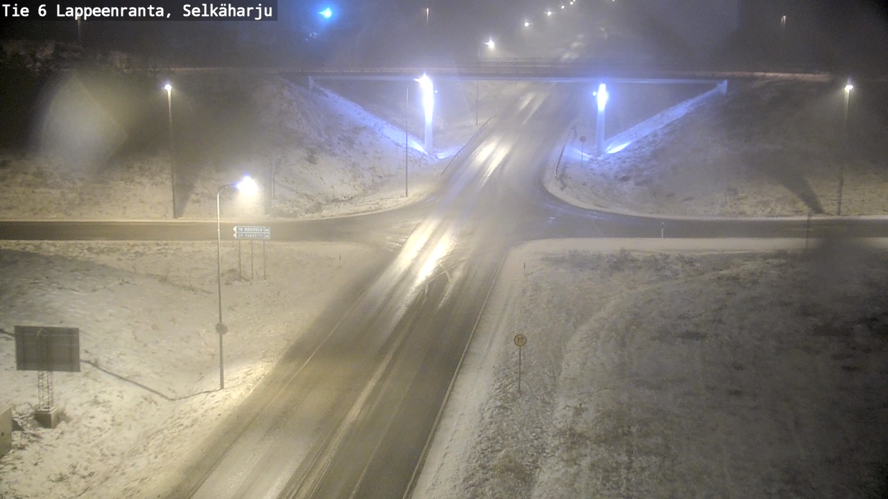 Weather Camera Image Väg 6 Villmanstrand, Selkäharju, Lappeenranta, Etelä-Karjala