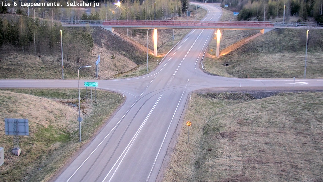 Weather Camera Image Road 6 Lappeenranta, Selkäharju, Lappeenranta, Etelä-Karjala