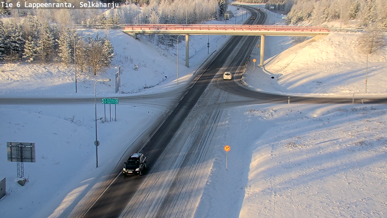 Weather Camera Image Road 6 Lappeenranta, Selkäharju, Lappeenranta, Etelä-Karjala