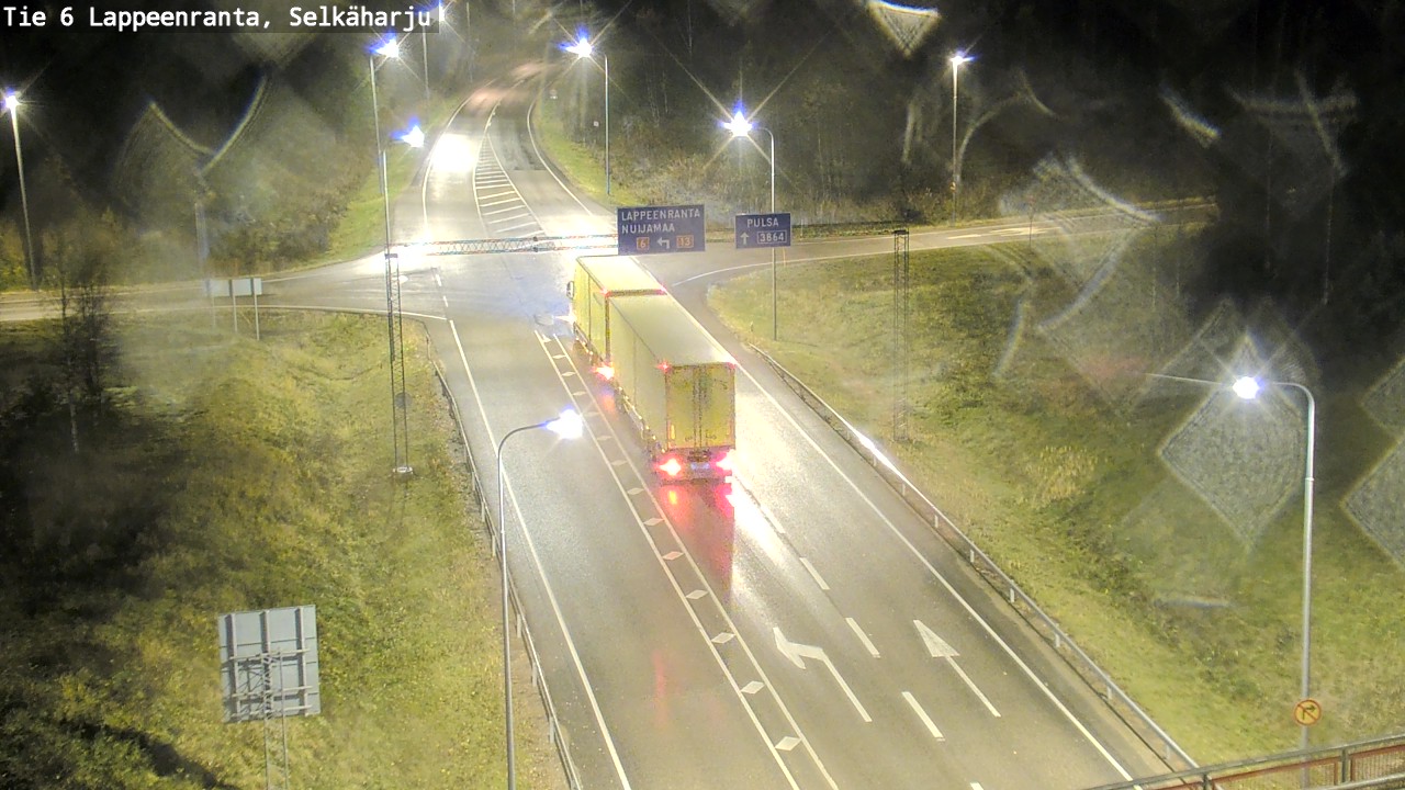 Weather Camera Image Väg 6 Villmanstrand, Selkäharju, Lappeenranta, Etelä-Karjala