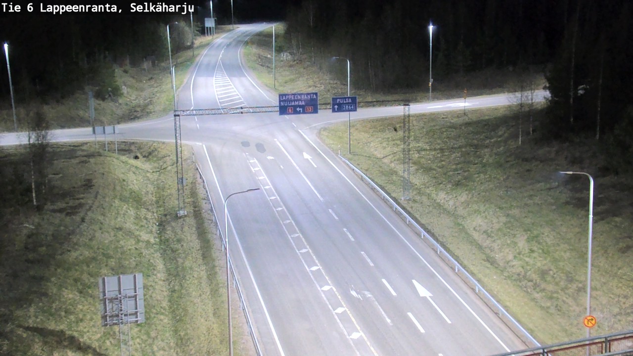 Weather Camera Image Road 6 Lappeenranta, Selkäharju, Lappeenranta, Etelä-Karjala