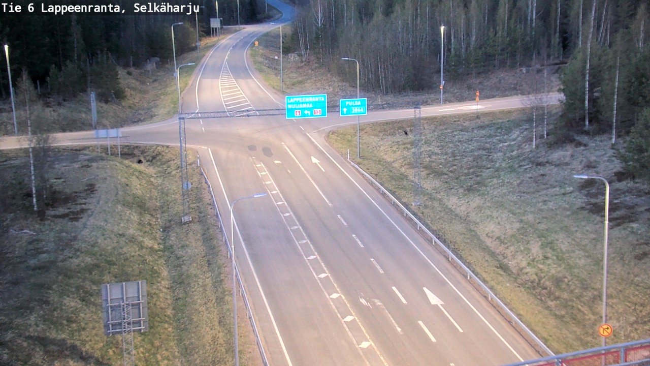 Weather Camera Image Road 6 Lappeenranta, Selkäharju, Lappeenranta, Etelä-Karjala