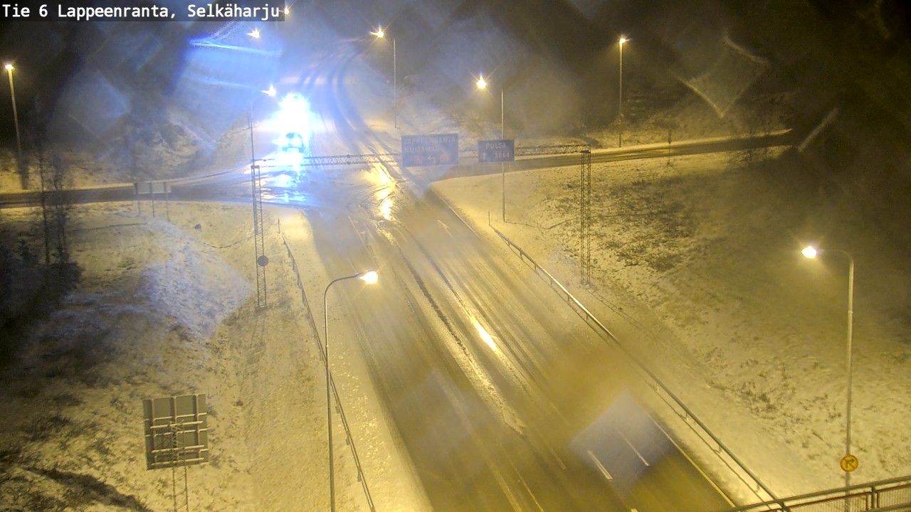 Weather Camera Image Road 6 Lappeenranta, Selkäharju, Lappeenranta, Etelä-Karjala