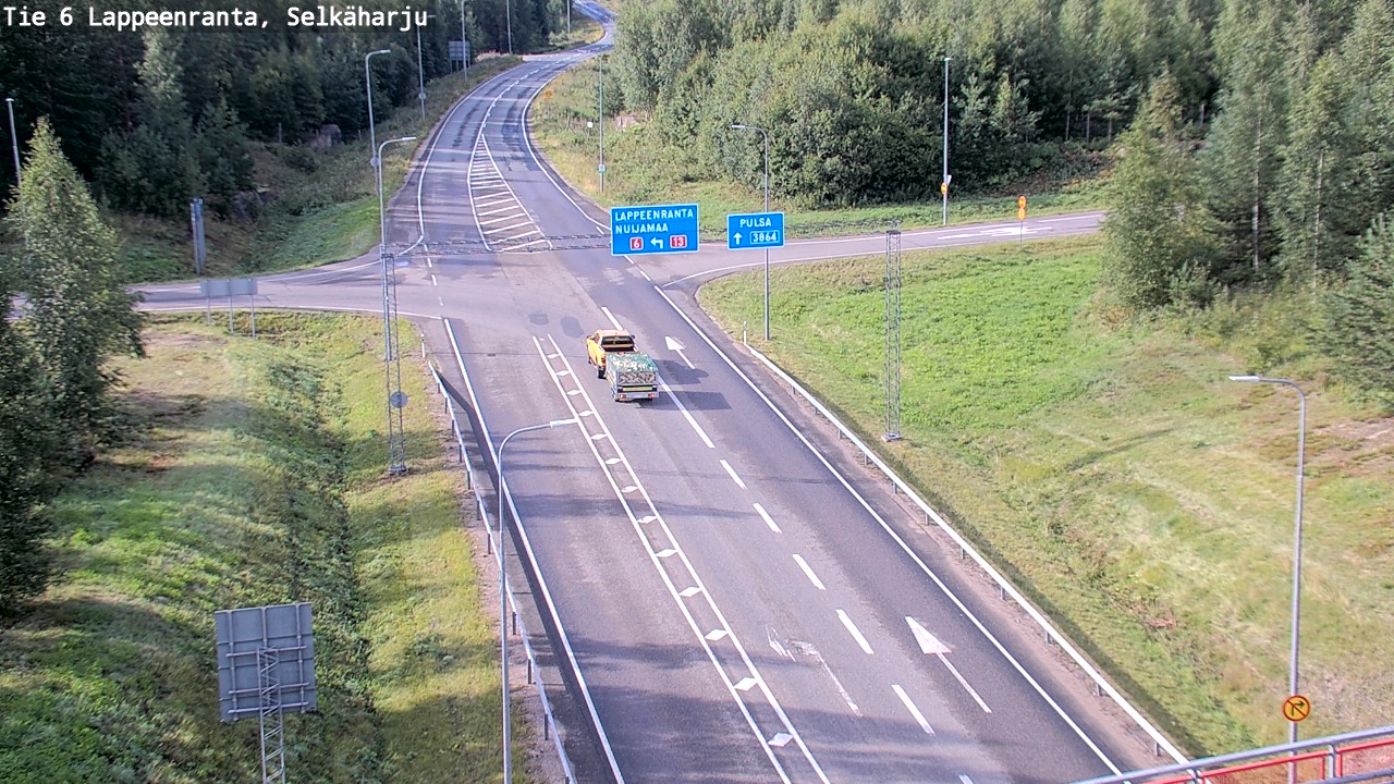 Weather Camera Image Road 6 Lappeenranta, Selkäharju, Lappeenranta, Etelä-Karjala