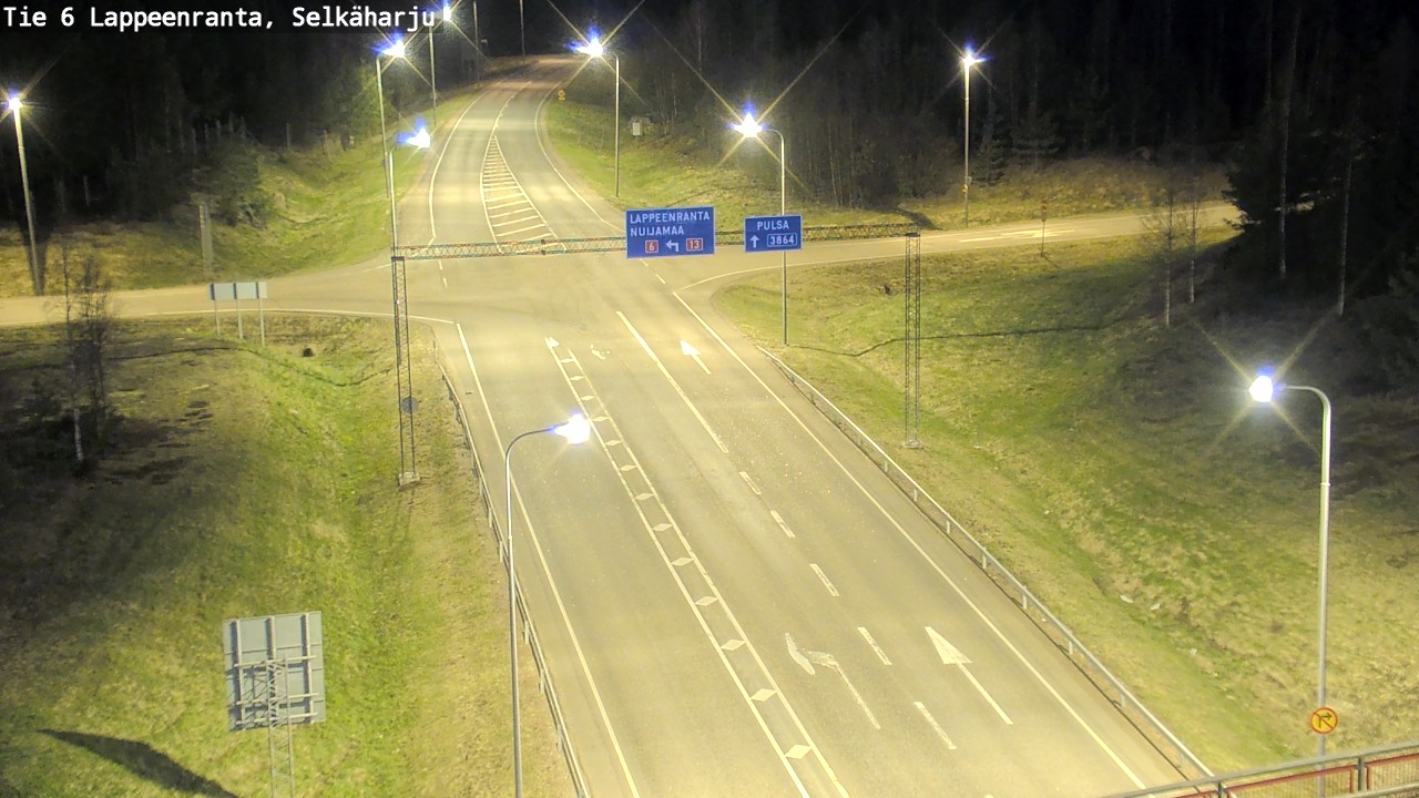 Weather Camera Image Road 6 Lappeenranta, Selkäharju, Lappeenranta, Etelä-Karjala
