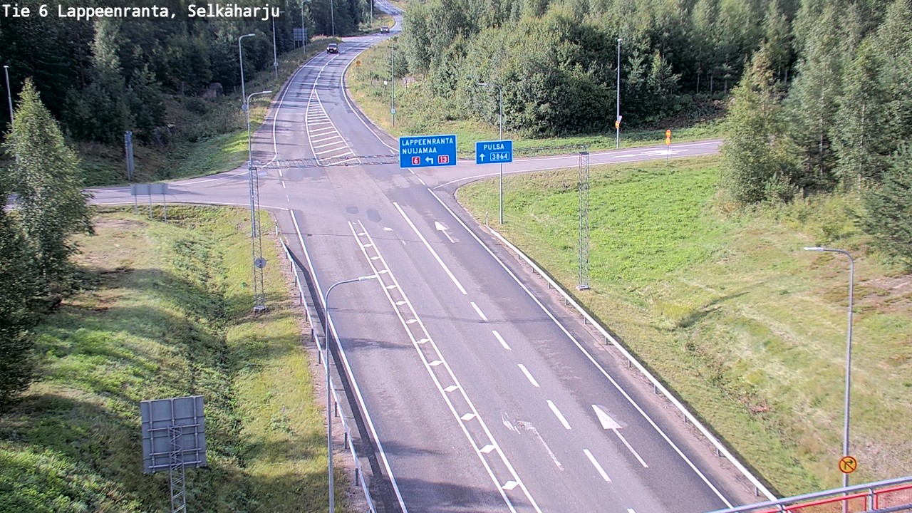 Weather Camera Image Road 6 Lappeenranta, Selkäharju, Lappeenranta, Etelä-Karjala