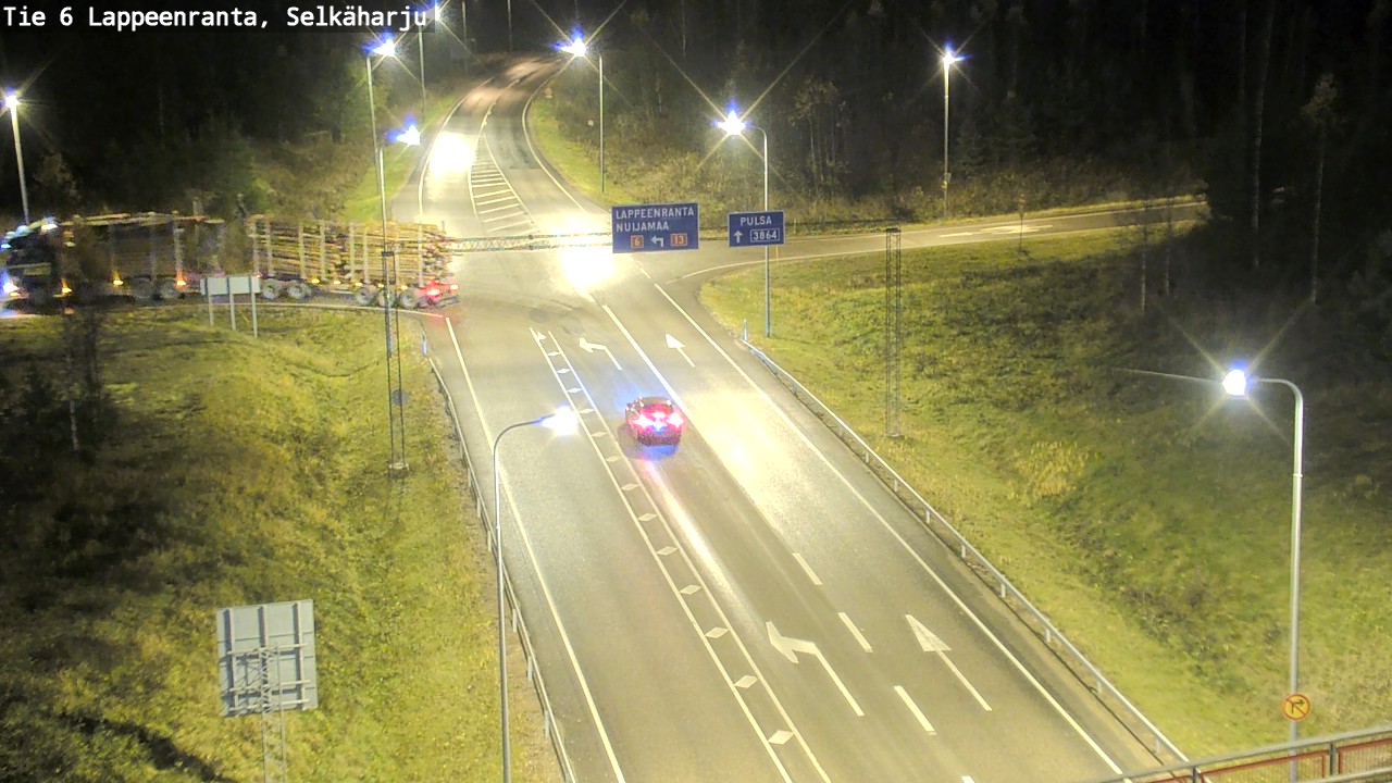 Weather Camera Image Väg 6 Villmanstrand, Selkäharju, Lappeenranta, Etelä-Karjala