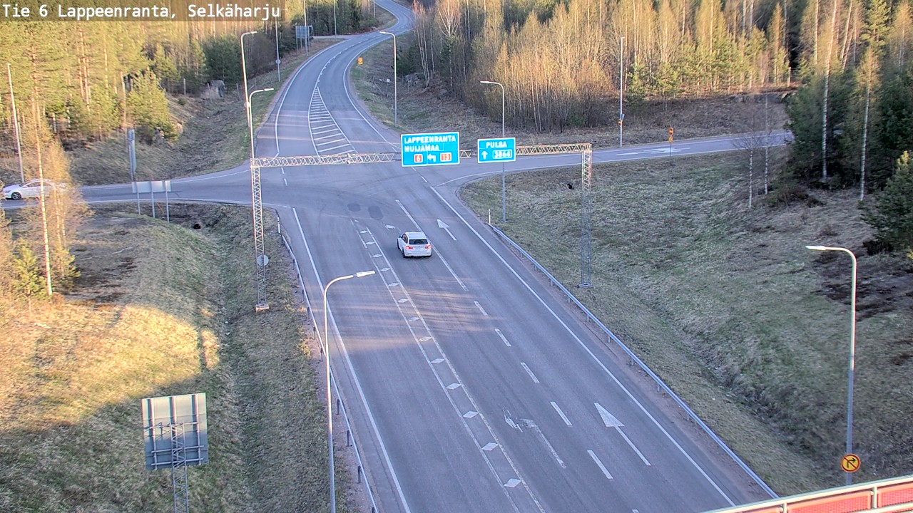 Weather Camera Image Road 6 Lappeenranta, Selkäharju, Lappeenranta, Etelä-Karjala