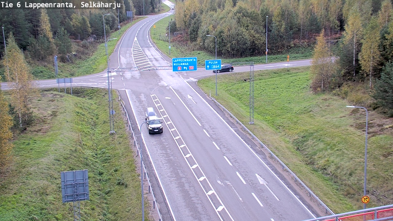 Weather Camera Image Road 6 Lappeenranta, Selkäharju, Lappeenranta, Etelä-Karjala