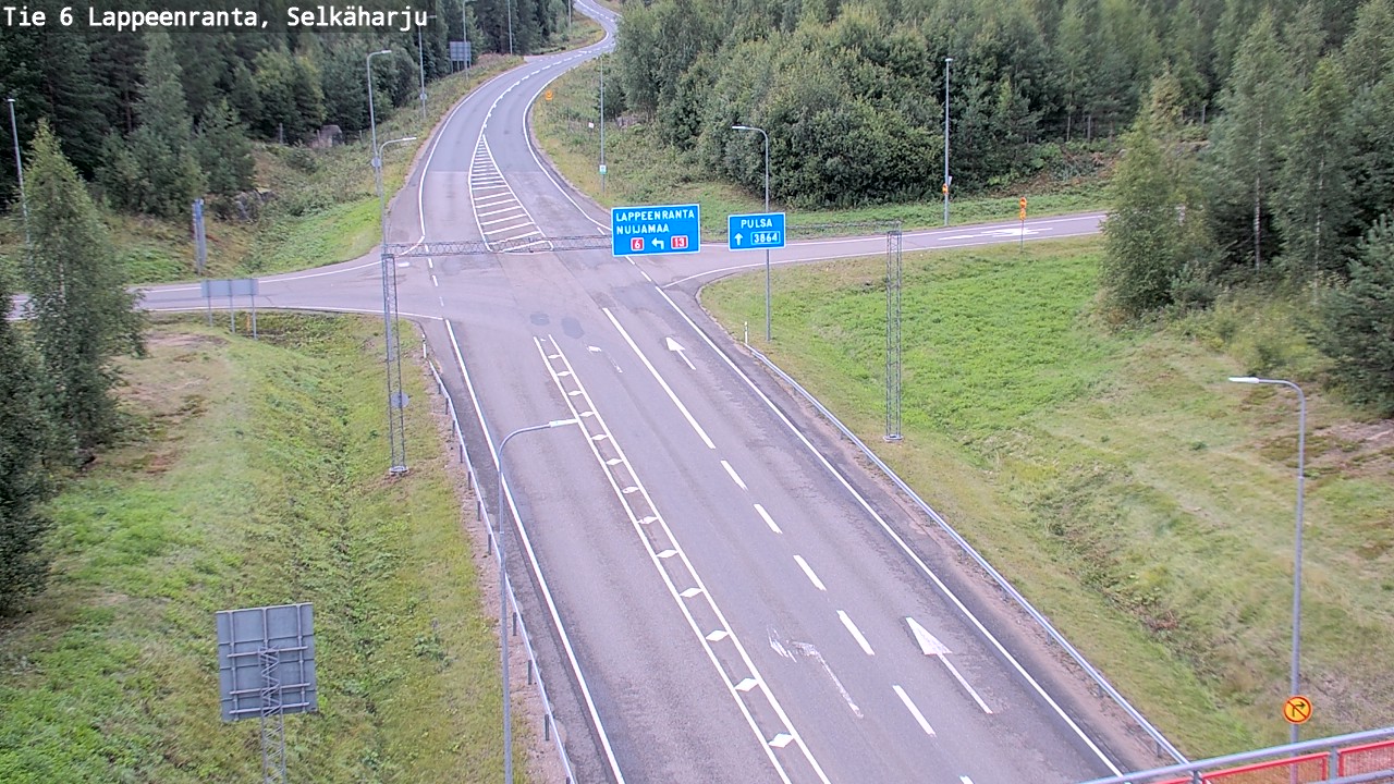 Weather Camera Image Road 6 Lappeenranta, Selkäharju, Lappeenranta, Etelä-Karjala