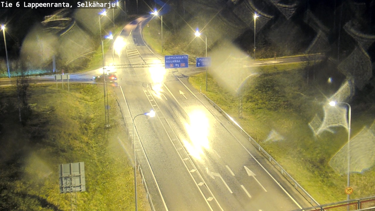 Weather Camera Image Road 6 Lappeenranta, Selkäharju, Lappeenranta, Etelä-Karjala
