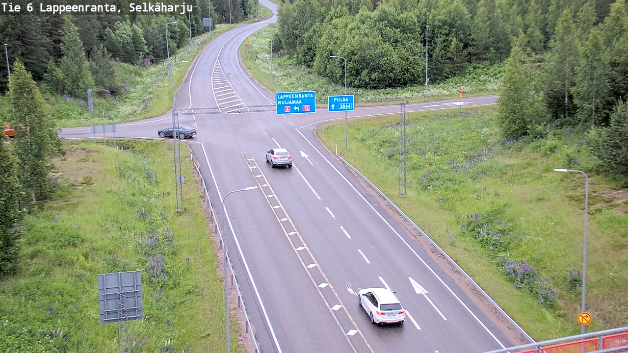 Weather Camera Image Road 6 Lappeenranta, Selkäharju, Lappeenranta, Etelä-Karjala