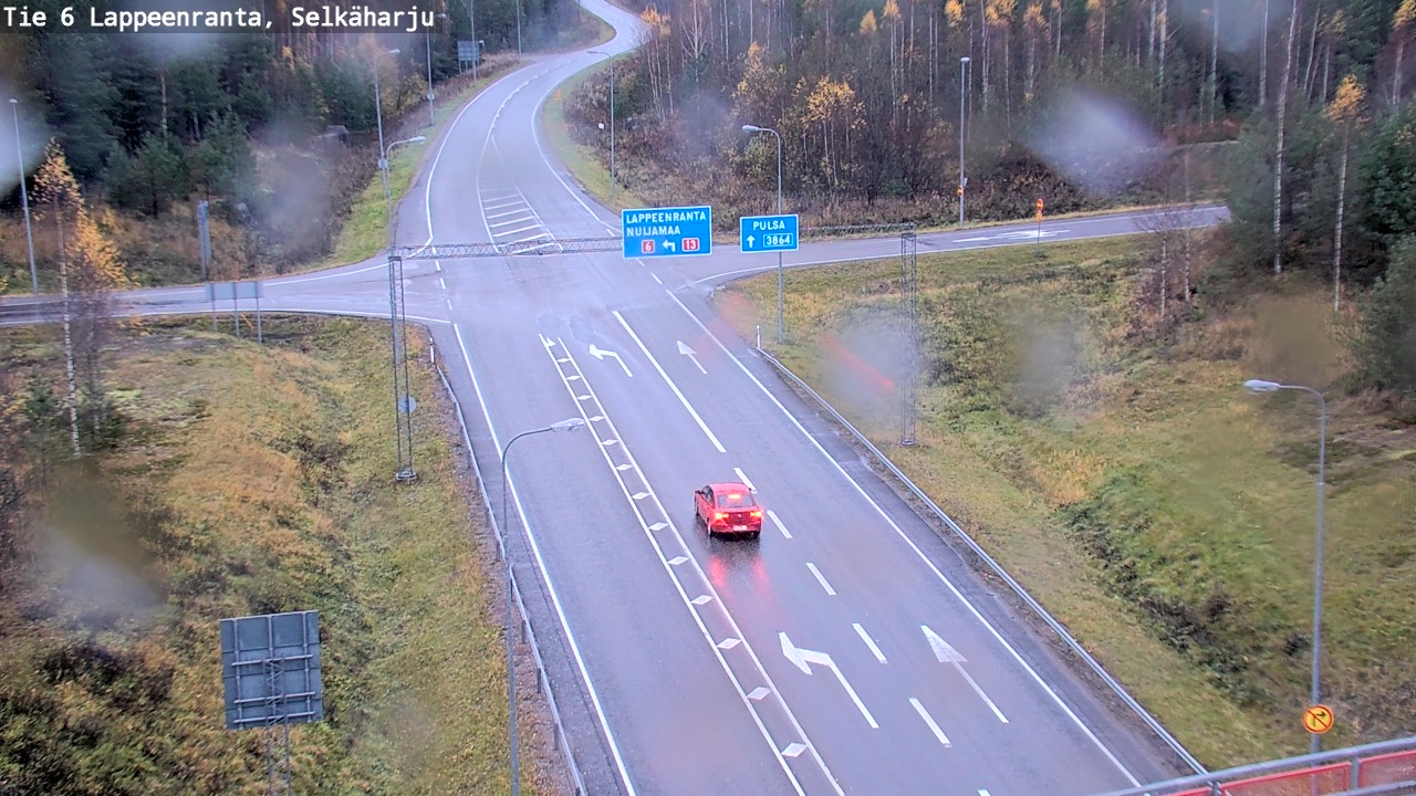 Weather Camera Image Road 6 Lappeenranta, Selkäharju, Lappeenranta, Etelä-Karjala