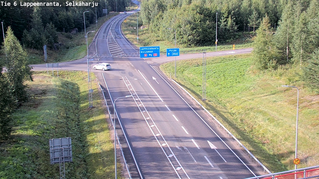 Weather Camera Image Road 6 Lappeenranta, Selkäharju, Lappeenranta, Etelä-Karjala