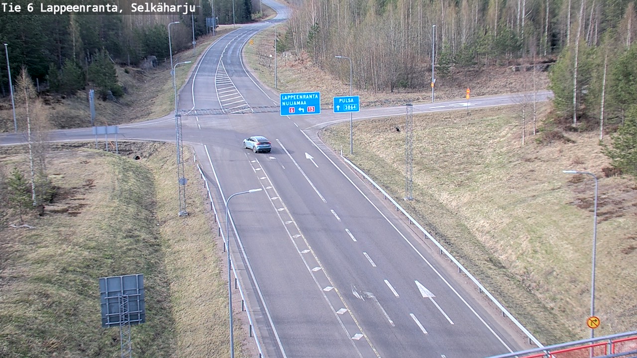 Weather Camera Image Road 6 Lappeenranta, Selkäharju, Lappeenranta, Etelä-Karjala
