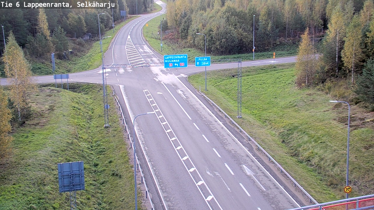 Weather Camera Image Road 6 Lappeenranta, Selkäharju, Lappeenranta, Etelä-Karjala
