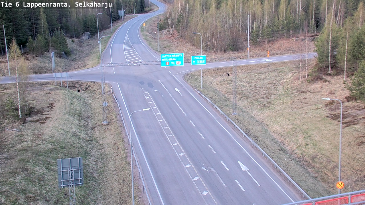Weather Camera Image Road 6 Lappeenranta, Selkäharju, Lappeenranta, Etelä-Karjala