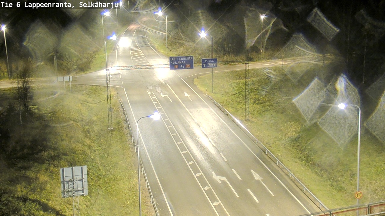 Weather Camera Image Väg 6 Villmanstrand, Selkäharju, Lappeenranta, Etelä-Karjala