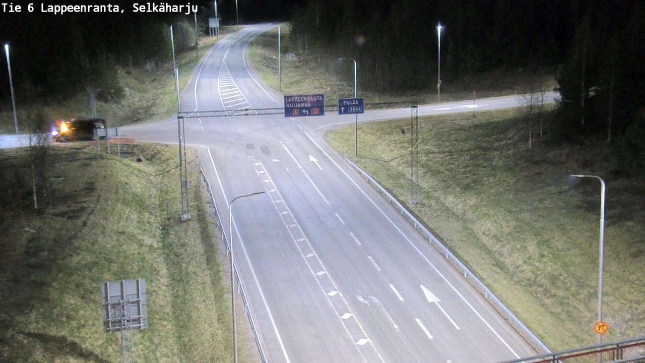 Weather Camera Image Road 6 Lappeenranta, Selkäharju, Lappeenranta, Etelä-Karjala