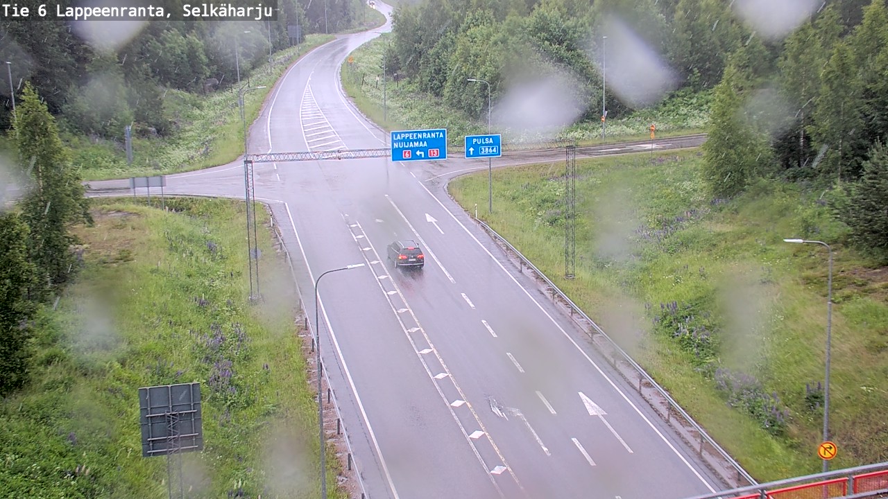 Weather Camera Image Road 6 Lappeenranta, Selkäharju, Lappeenranta, Etelä-Karjala