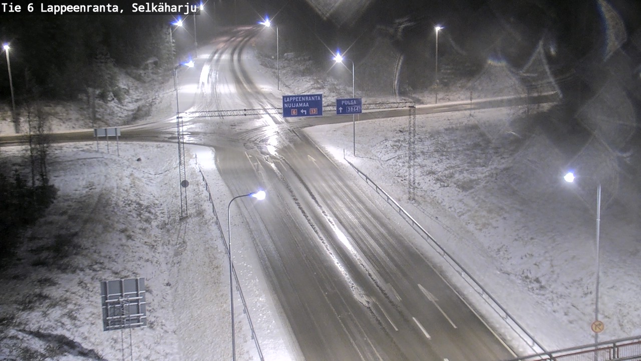 Weather Camera Image Road 6 Lappeenranta, Selkäharju, Lappeenranta, Etelä-Karjala