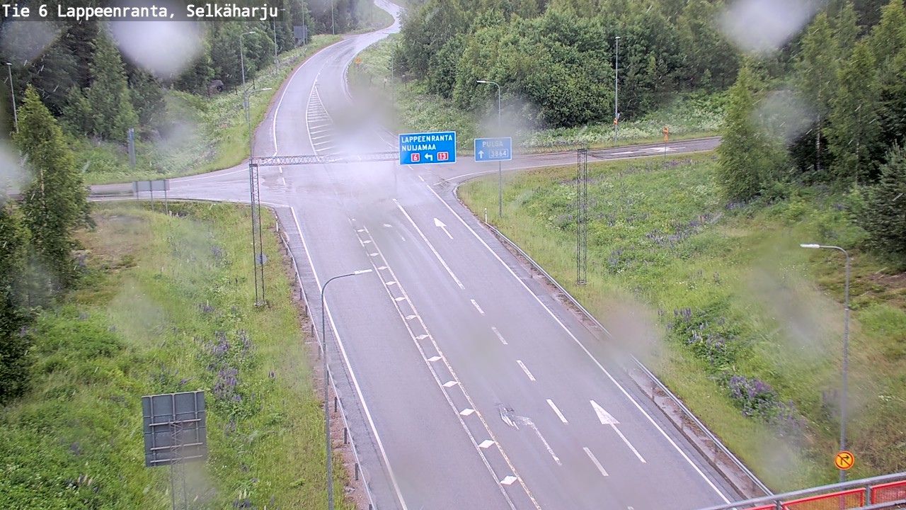 Weather Camera Image Road 6 Lappeenranta, Selkäharju, Lappeenranta, Etelä-Karjala