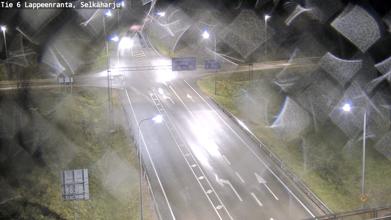 Weather Camera Image Väg 6 Villmanstrand, Selkäharju, Lappeenranta, Etelä-Karjala