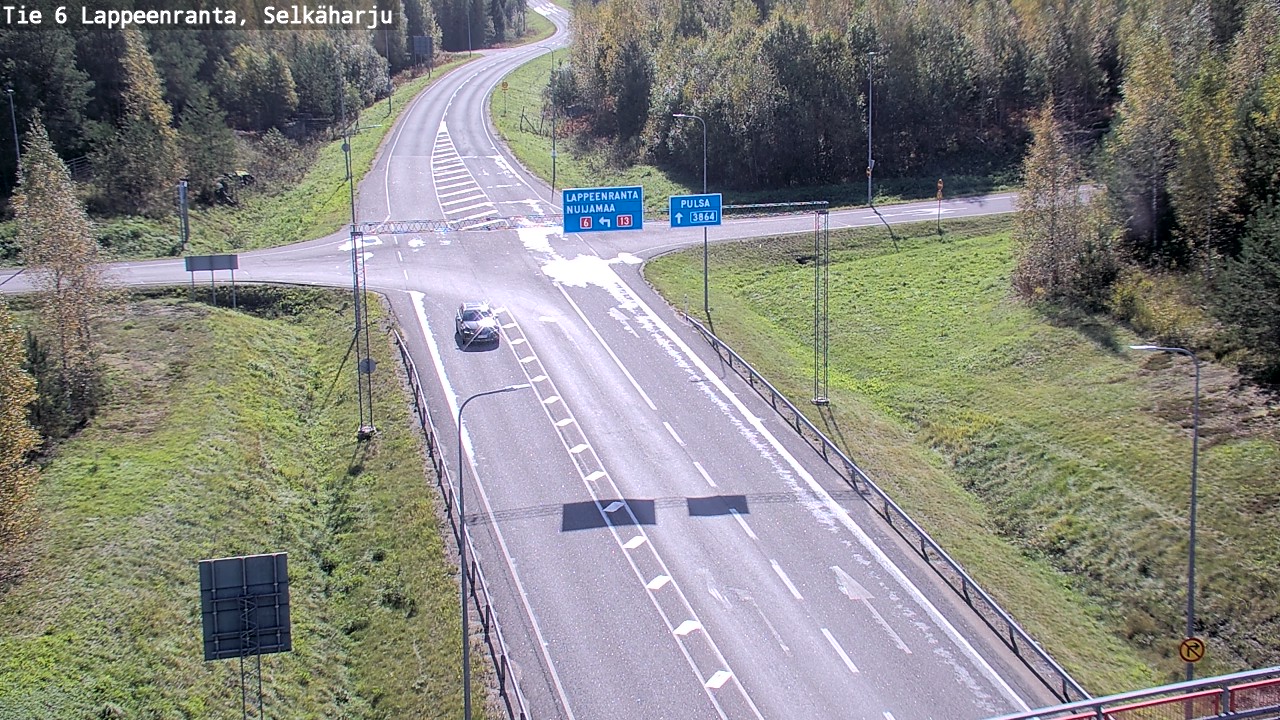 Weather Camera Image Road 6 Lappeenranta, Selkäharju, Lappeenranta, Etelä-Karjala