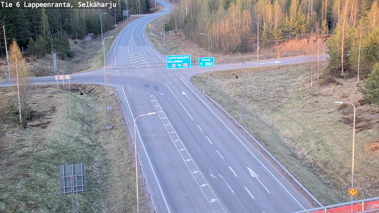 Weather Camera Image Road 6 Lappeenranta, Selkäharju, Lappeenranta, Etelä-Karjala